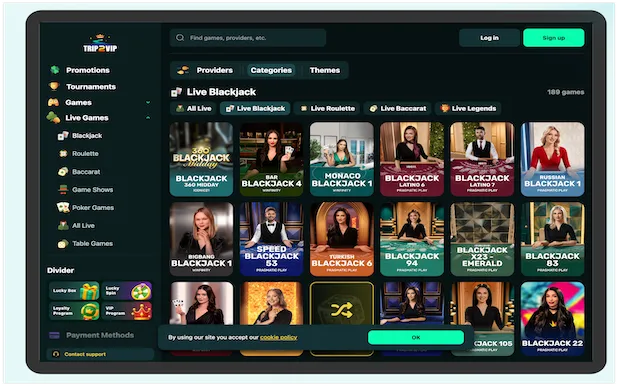 Live Roulette Canada: Live Casino at Trip2Vip