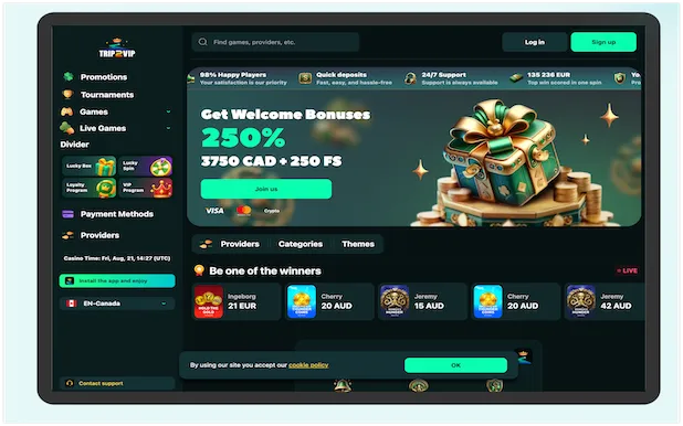 Why Canadian Players Try Trip2Vip